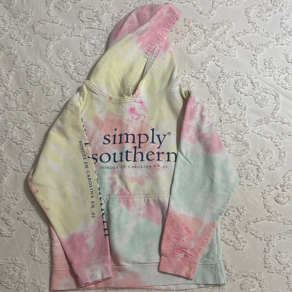 Simply Southern Pastel Tie-Dye Hoodie